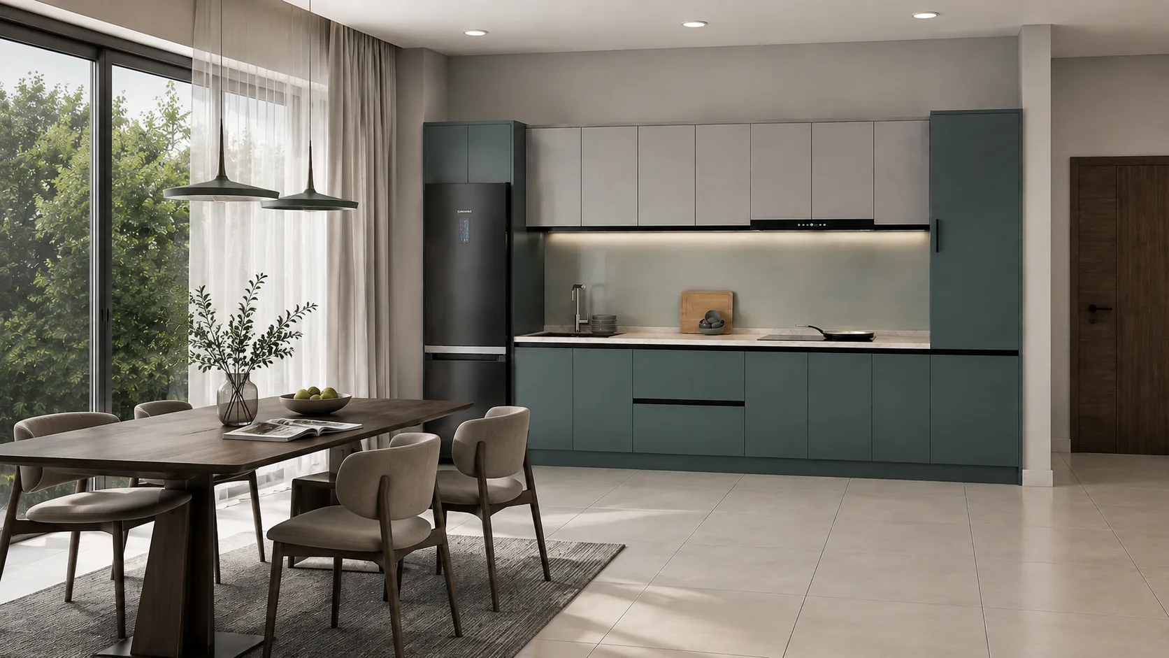 Hệ tủ bếp dòng I-Stan tối giản