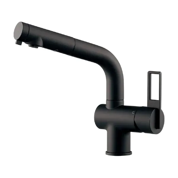 Vòi rửa bát dây rút nóng lạnh Kurashi IT-050VRB-MD