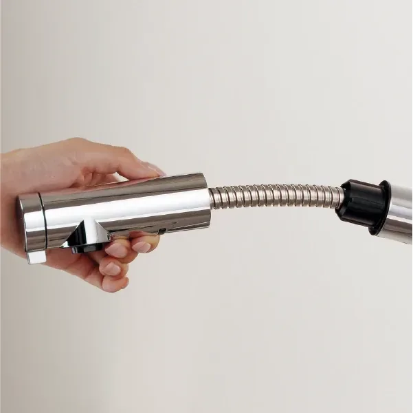Vòi rửa bát dây rút nóng lạnh Kurashi IT-050VRB-MD - ảnh 2