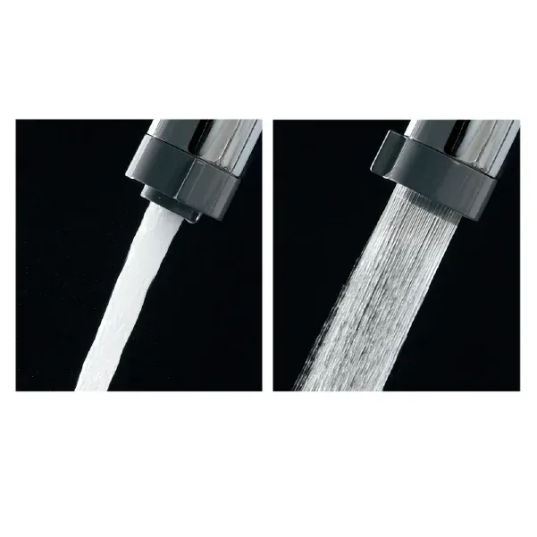 Vòi rửa bát dây rút nóng lạnh Kurashi IT-138VRB-D - ảnh 2