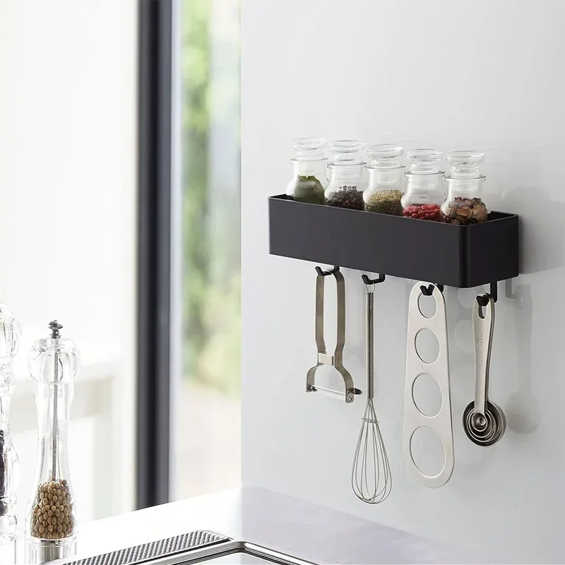 Kệ gia vị có móc treo - ảnh 2